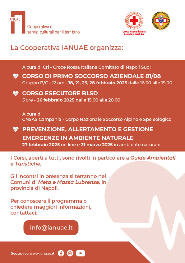 Corso di Primo soccorso, BLSD e Gestione emergenze in ambiente impervio